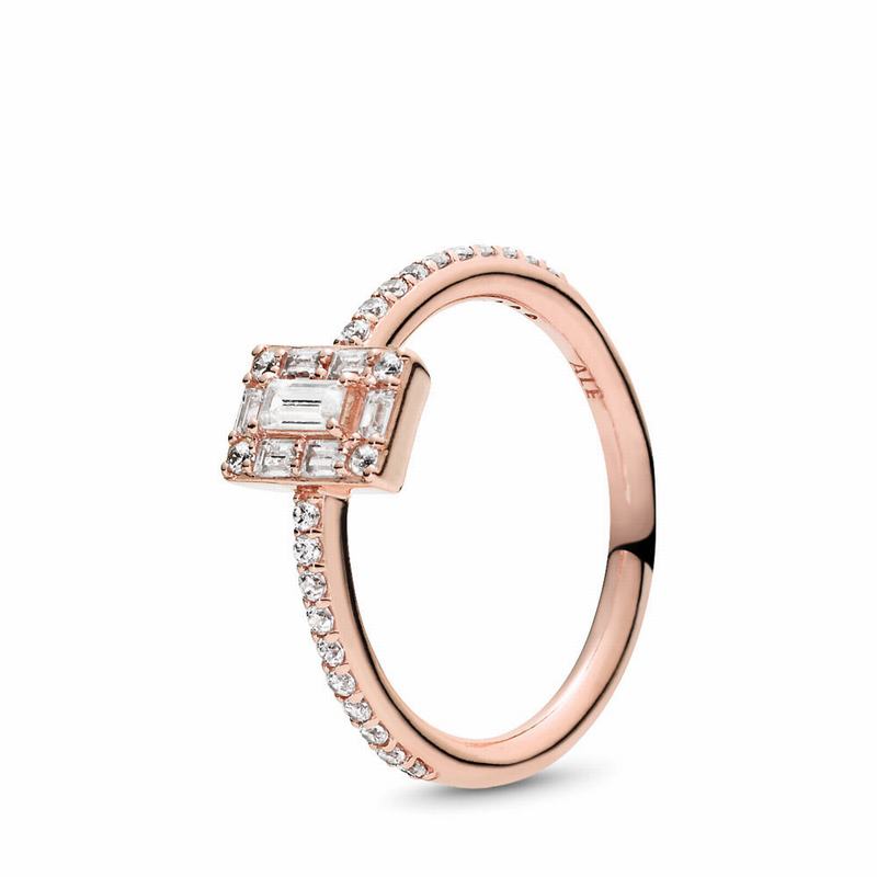 Pandora Rose™ Luminous Ice Statement Ring - Pandora Rose/Cubic Zirconia - Canada | KQ7910KI